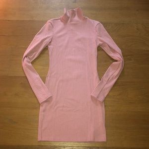 NWT Urban Outfitters Rose Bodycon Turtleneck Dress